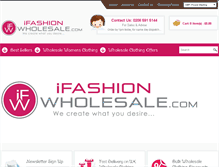 Tablet Screenshot of ifashionwholesale.com